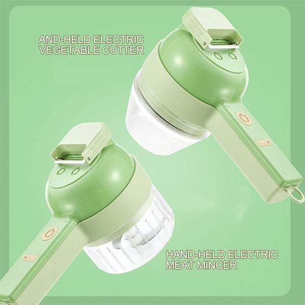 🔥4 in 1 Portable Electric Vegetable Cutter Set