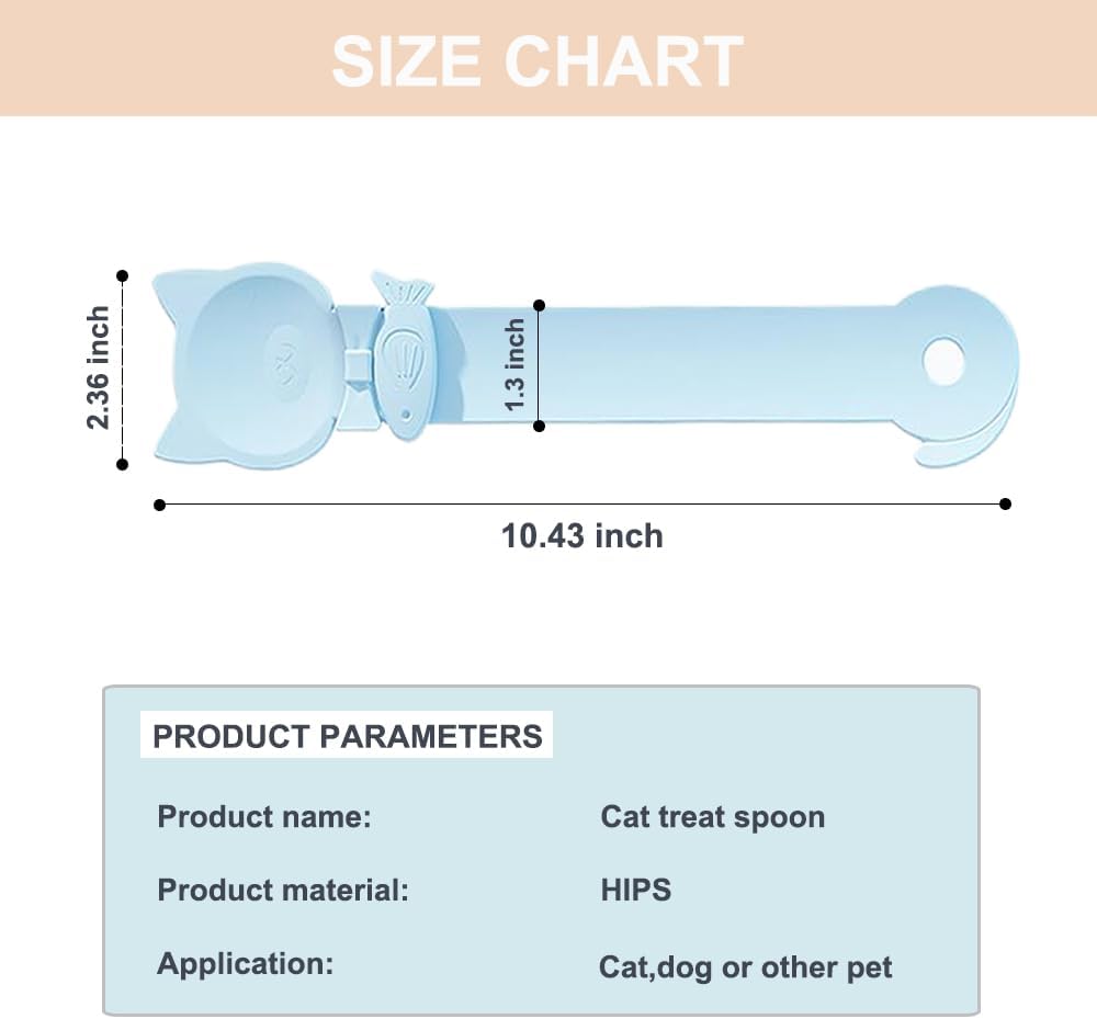 🐈Cat Bar Feeding Spoon (random colors)🐾