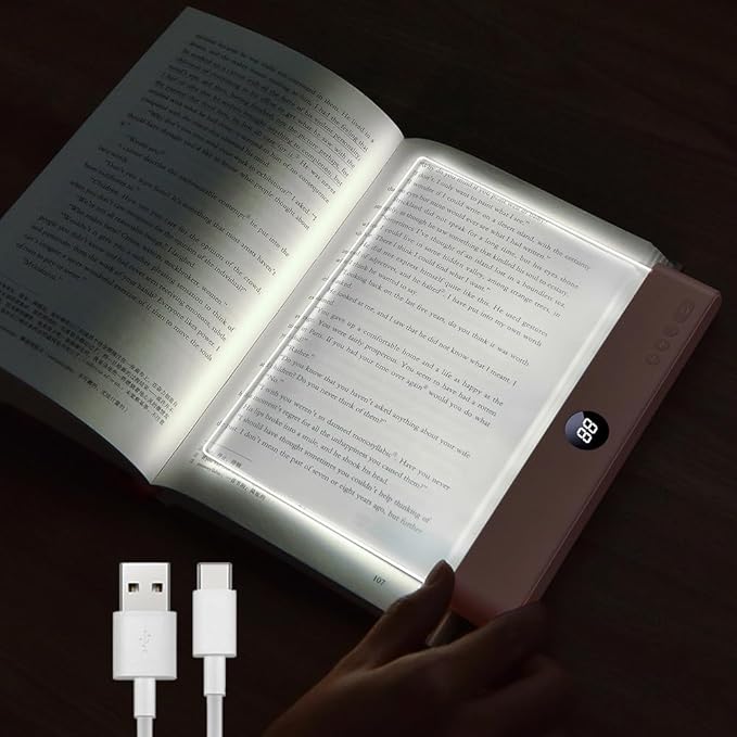 【2-in-1 Magic Night Light ✨】It’s Both a Bedside Ambience Lamp AND a Reading Must-Have!