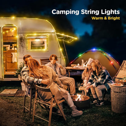 🔥4-in-1 Camping Ambient String Lights | Light Up Your Outdoor Party in 1 Click✨
