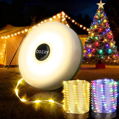 🔥4-in-1 Camping Ambient String Lights | Light Up Your Outdoor Party in 1 Click✨