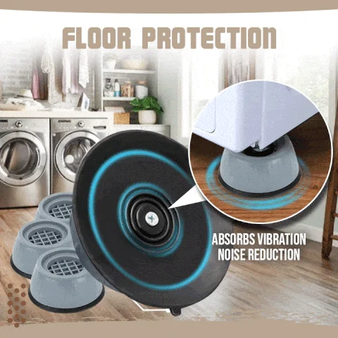 🔥Vibration free washing machine feet | 1 Set （4 Pcs）