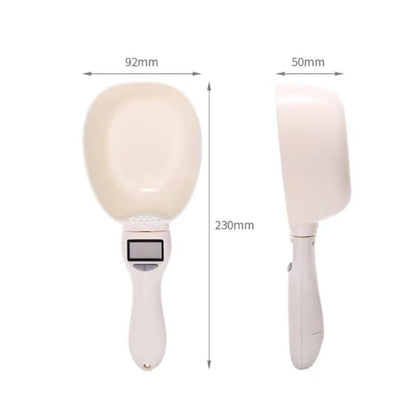 🔥Digital kitchen scale spoon, detachable, made of ABS material, with peeling function and unit conversion